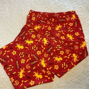 Hot Topic Harry Potter Gryffindor Pajama Pants unisex Size XL